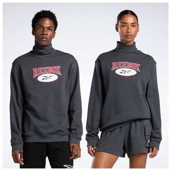 Reebok Unisex Φούτερ Classic Archive Essentials Funnel-Neck Sweatshirt